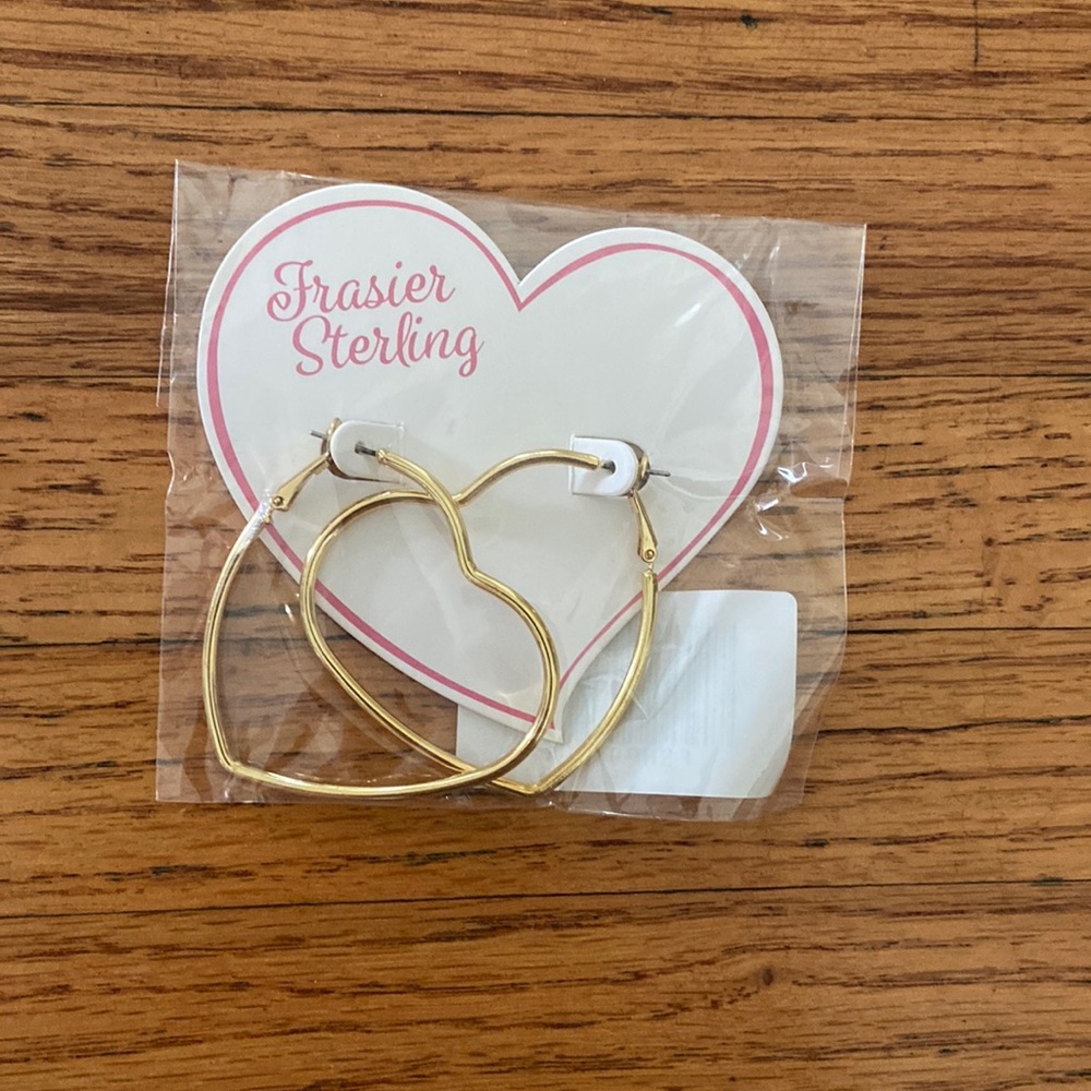 Frasier Sterling Heart Earrings
